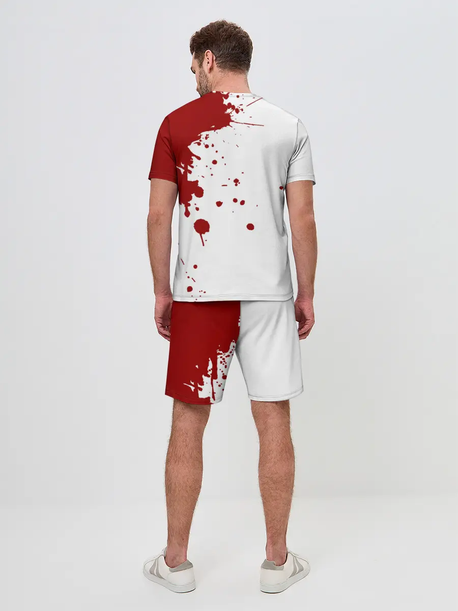 Мужской костюм с шортами / AC/DC Back in Black