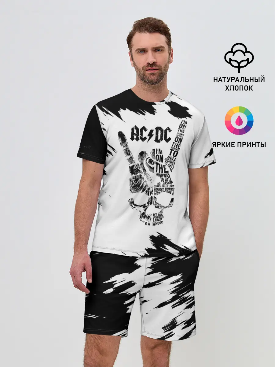 Мужской костюм с шортами / AC/DC