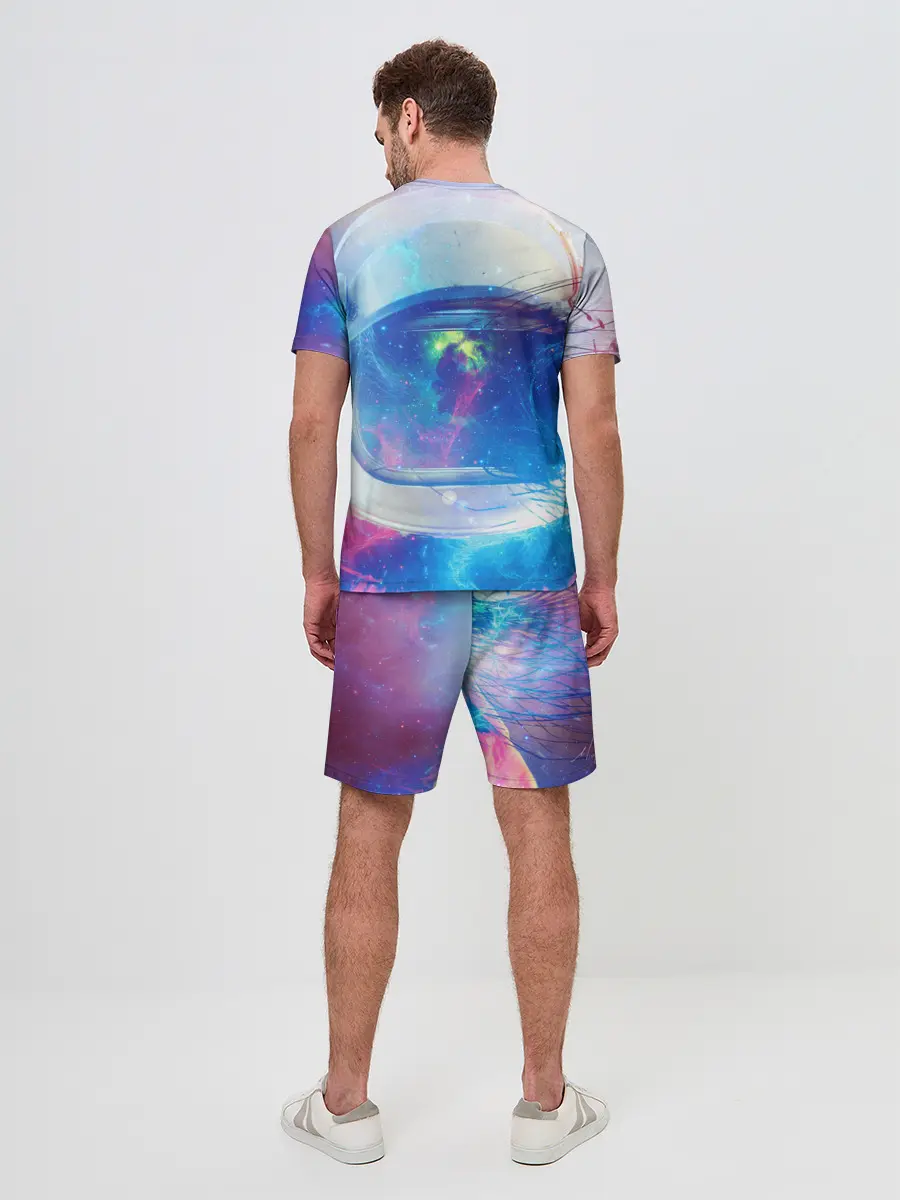 Мужской костюм с шортами / Космонавт - космос