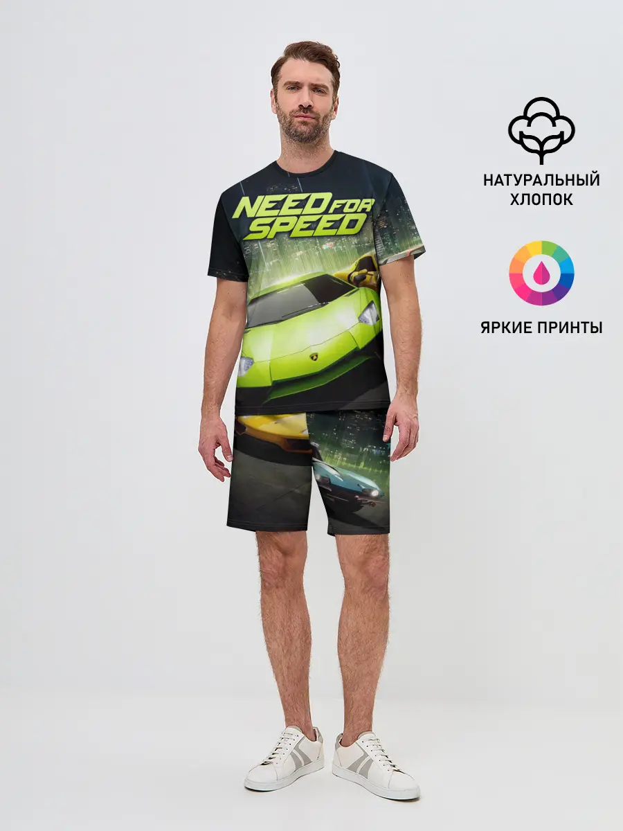 Мужской костюм с шортами / Need for Speed