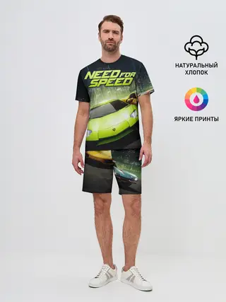 Мужской костюм с шортами / Need for Speed