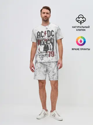 Мужской костюм с шортами / AC/DC