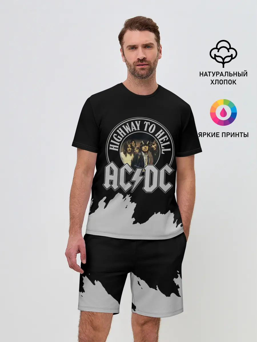Мужской костюм с шортами / AC/DC