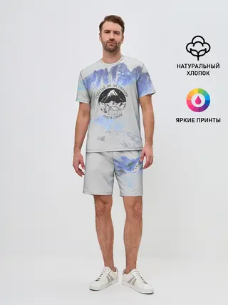 Мужской костюм с шортами / Горы