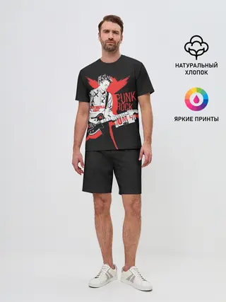 Мужской костюм с шортами / Punk-rock