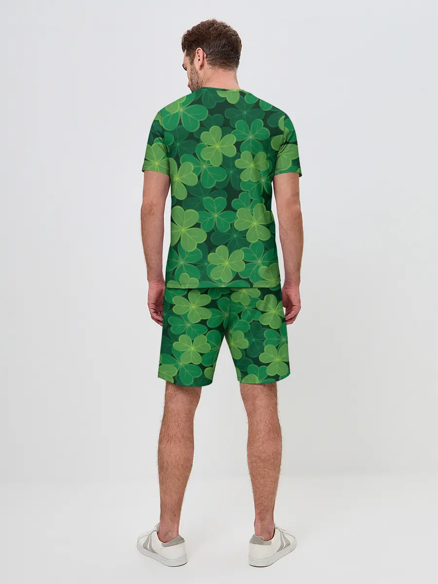 Мужской костюм с шортами / Ирландский клевер
