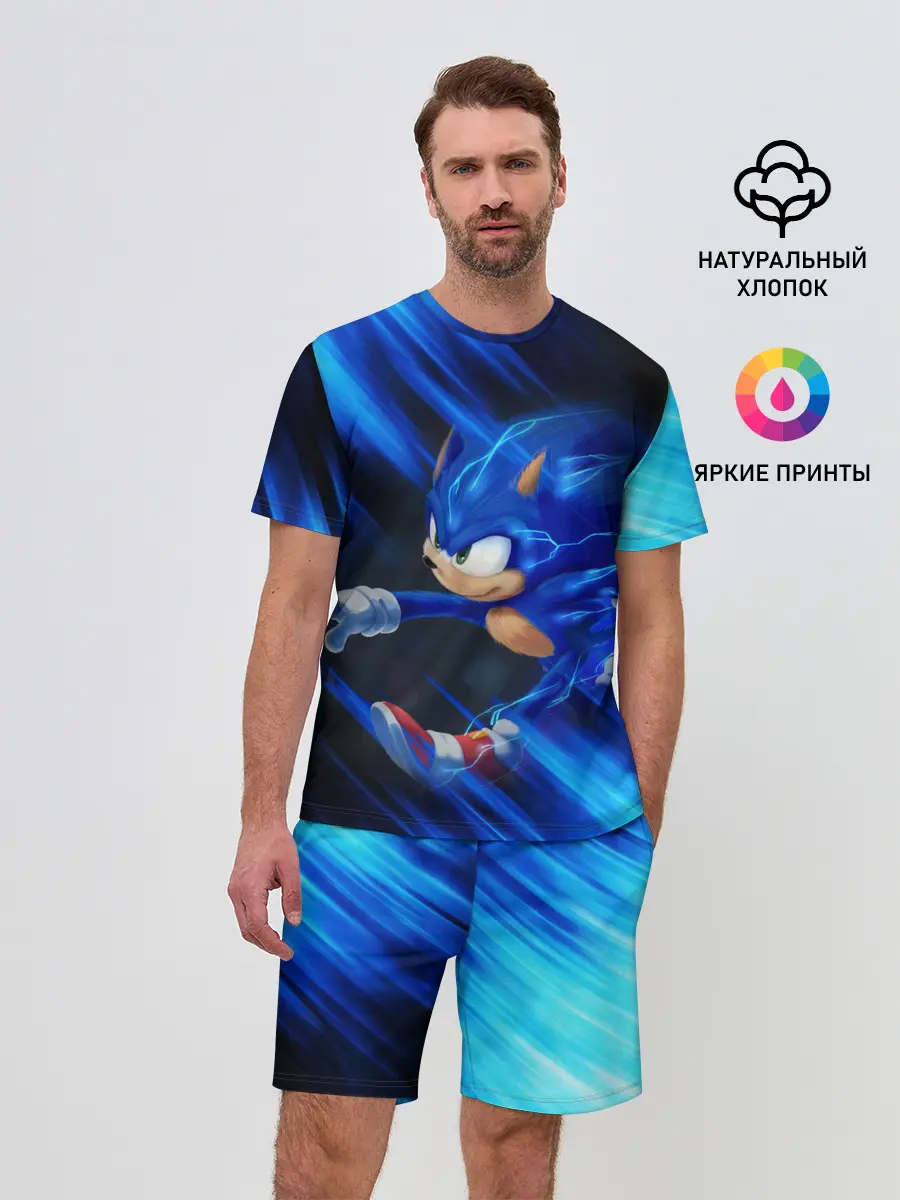 Мужской костюм с шортами / SONIC | СОНИК