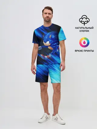 Мужской костюм с шортами / SONIC | СОНИК