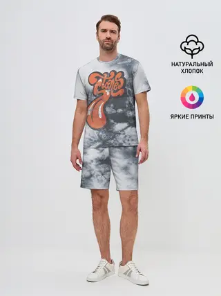 Мужской костюм с шортами / rolling stones