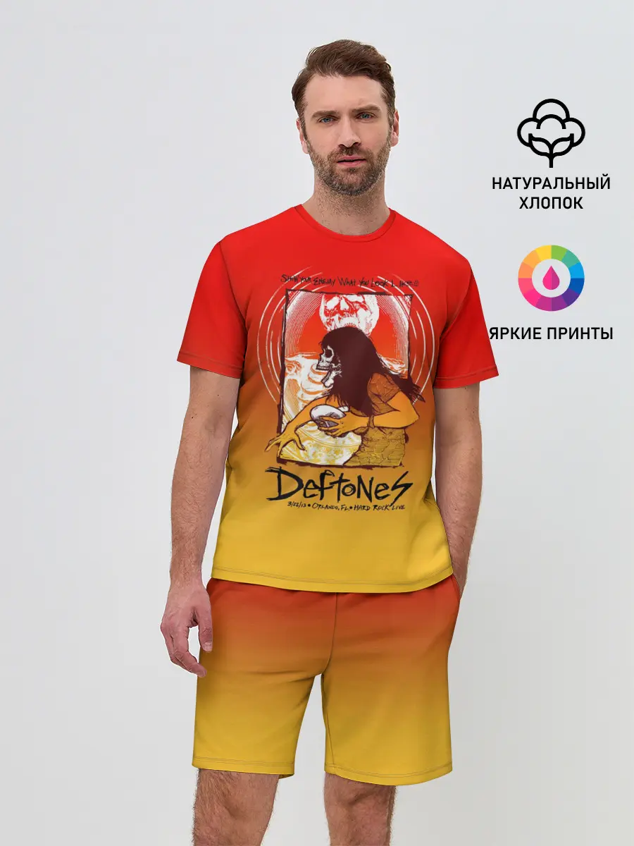 Мужской костюм с шортами / Deftones Poster