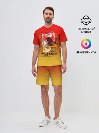 Мужской костюм с шортами / Deftones Poster