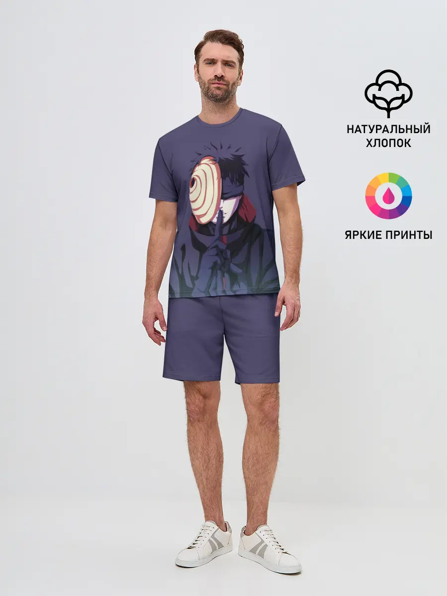 Мужской костюм с шортами / Обито Учиха