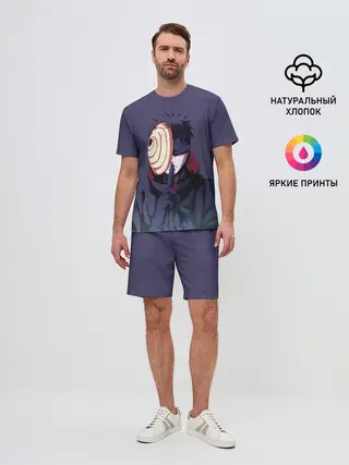 Мужской костюм с шортами / Обито Учиха