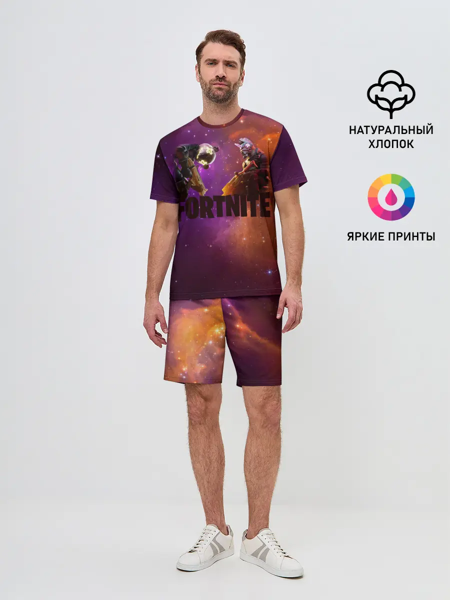Мужской костюм с шортами / Fortnite