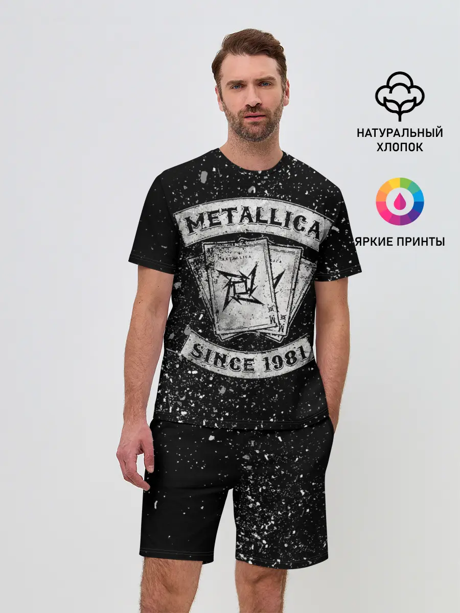 Мужской костюм с шортами / Metallica