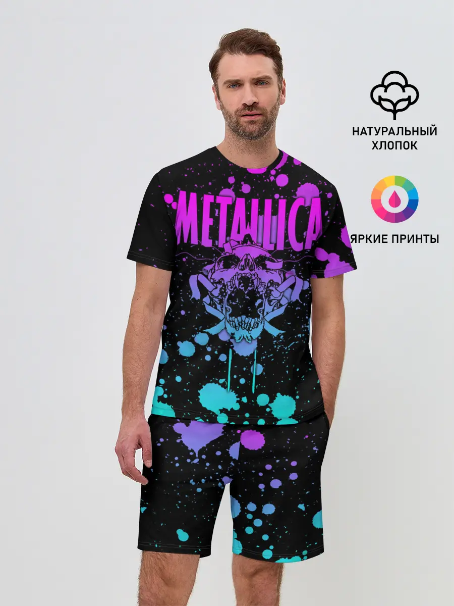 Мужской костюм с шортами / Metallica