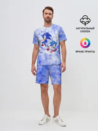 Мужской костюм с шортами / Sonic