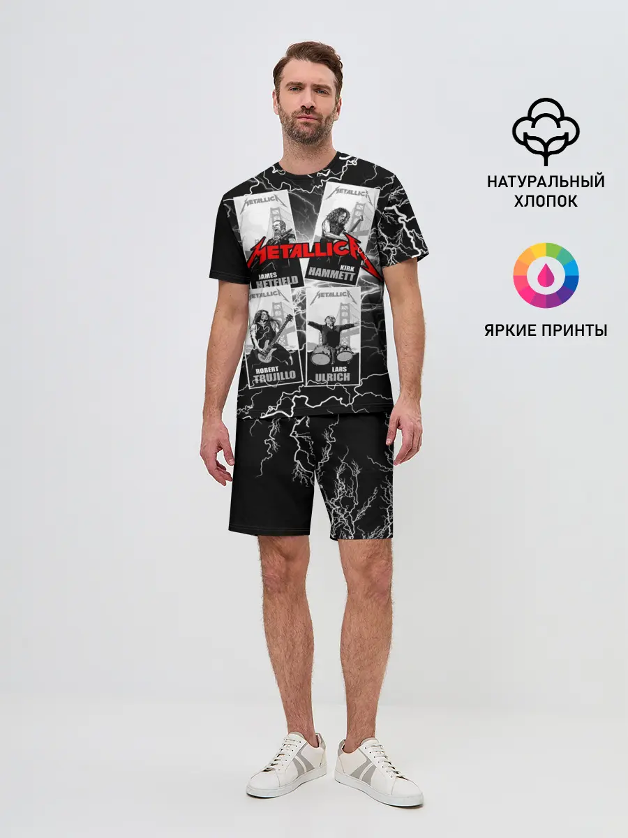 Мужской костюм с шортами / Metallica