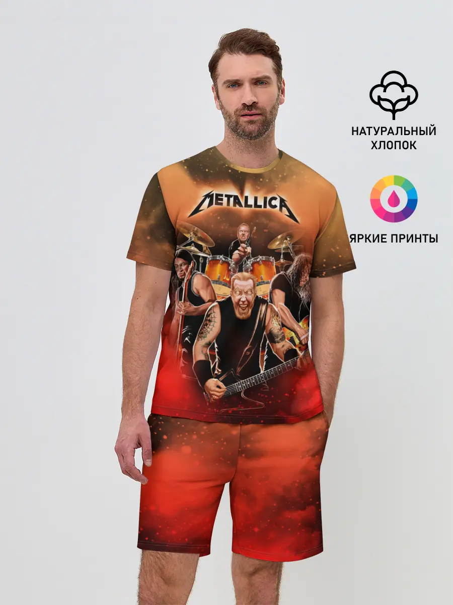 Мужской костюм с шортами / Metallica