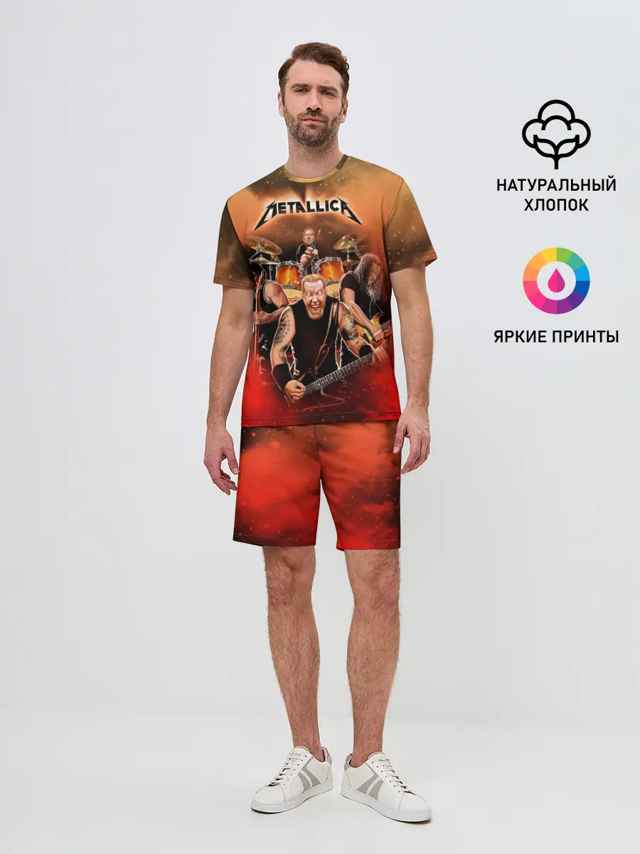 Мужской костюм с шортами / Metallica