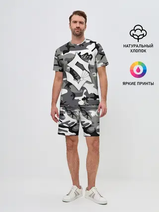 Мужской костюм с шортами / Камуфляж Sabaton