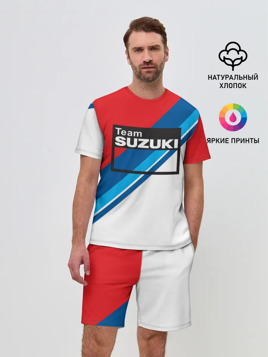 Мужской костюм с шортами / SUZUKI MOTO SPORT | СУЗУКИ МОТО СПОРТ