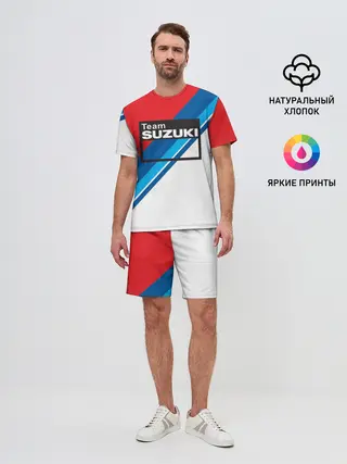 Мужской костюм с шортами / SUZUKI MOTO SPORT | СУЗУКИ МОТО СПОРТ