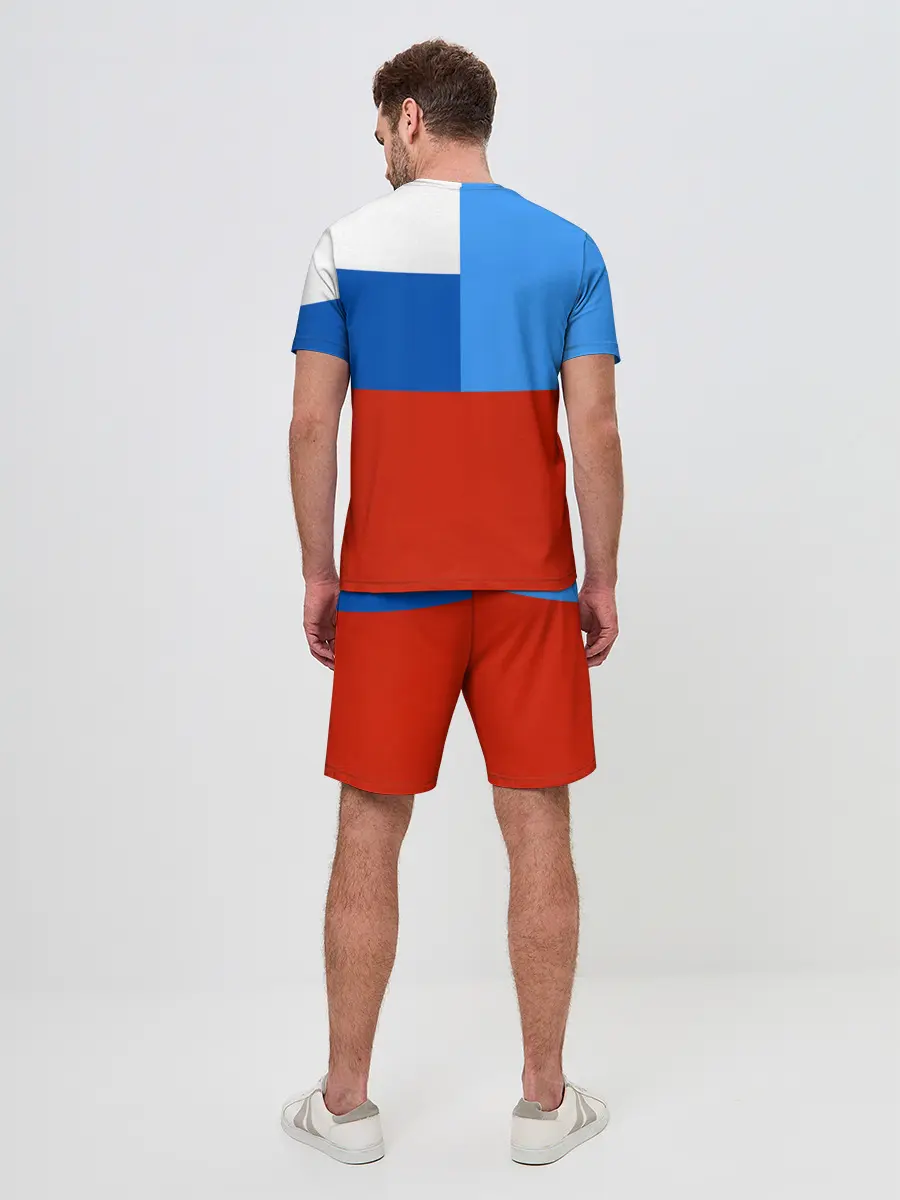 Мужской костюм с шортами / Флаг МЧС России