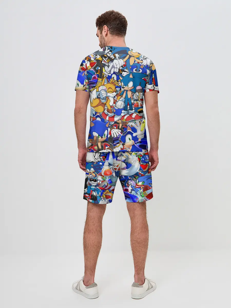 Мужской костюм с шортами / SONIC PATTERN | СОНИК
