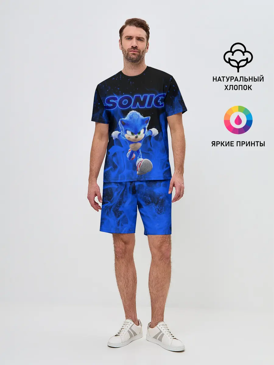 Мужской костюм с шортами / SONIC