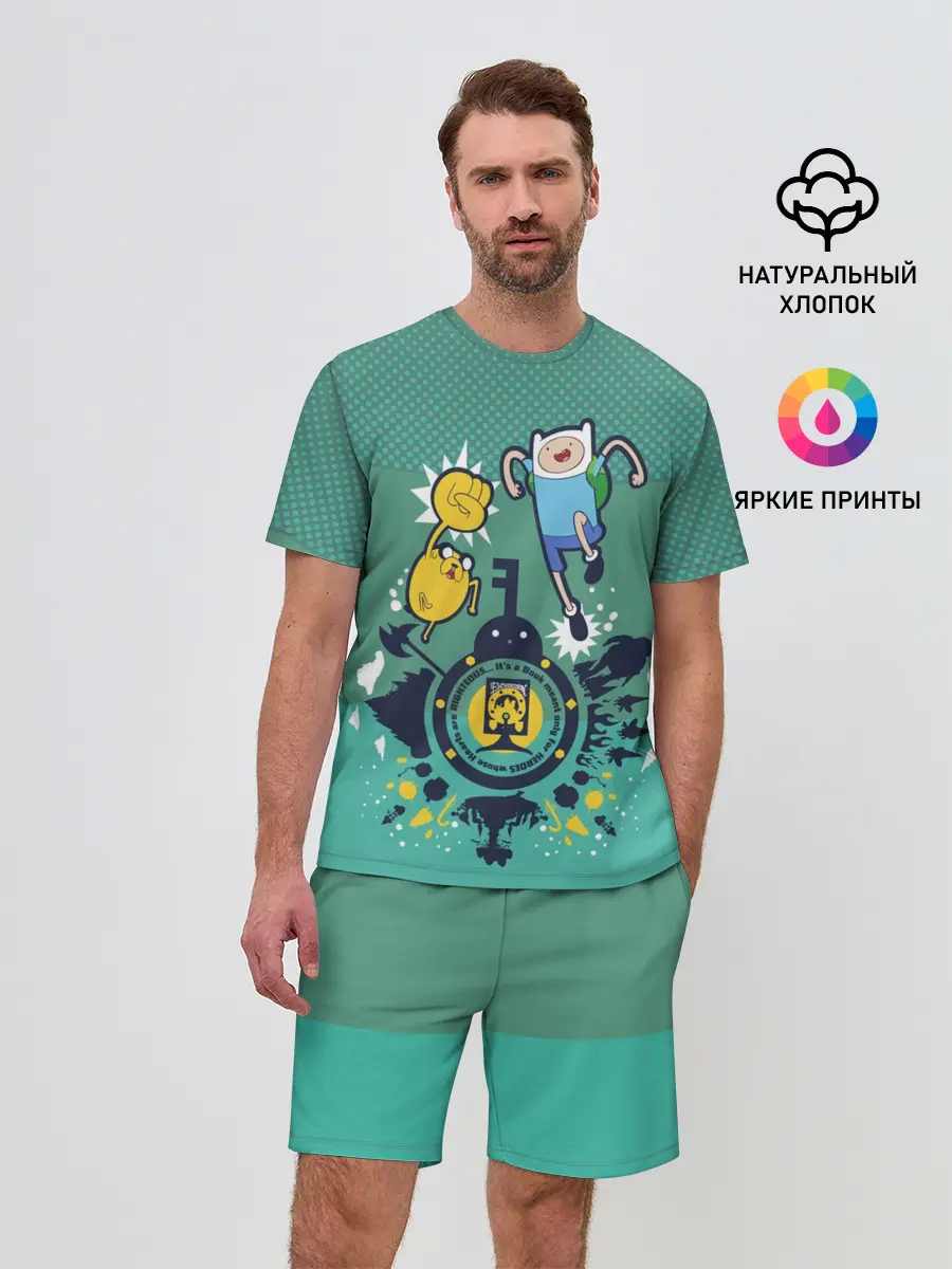 Мужской костюм с шортами / Финн и Джейк