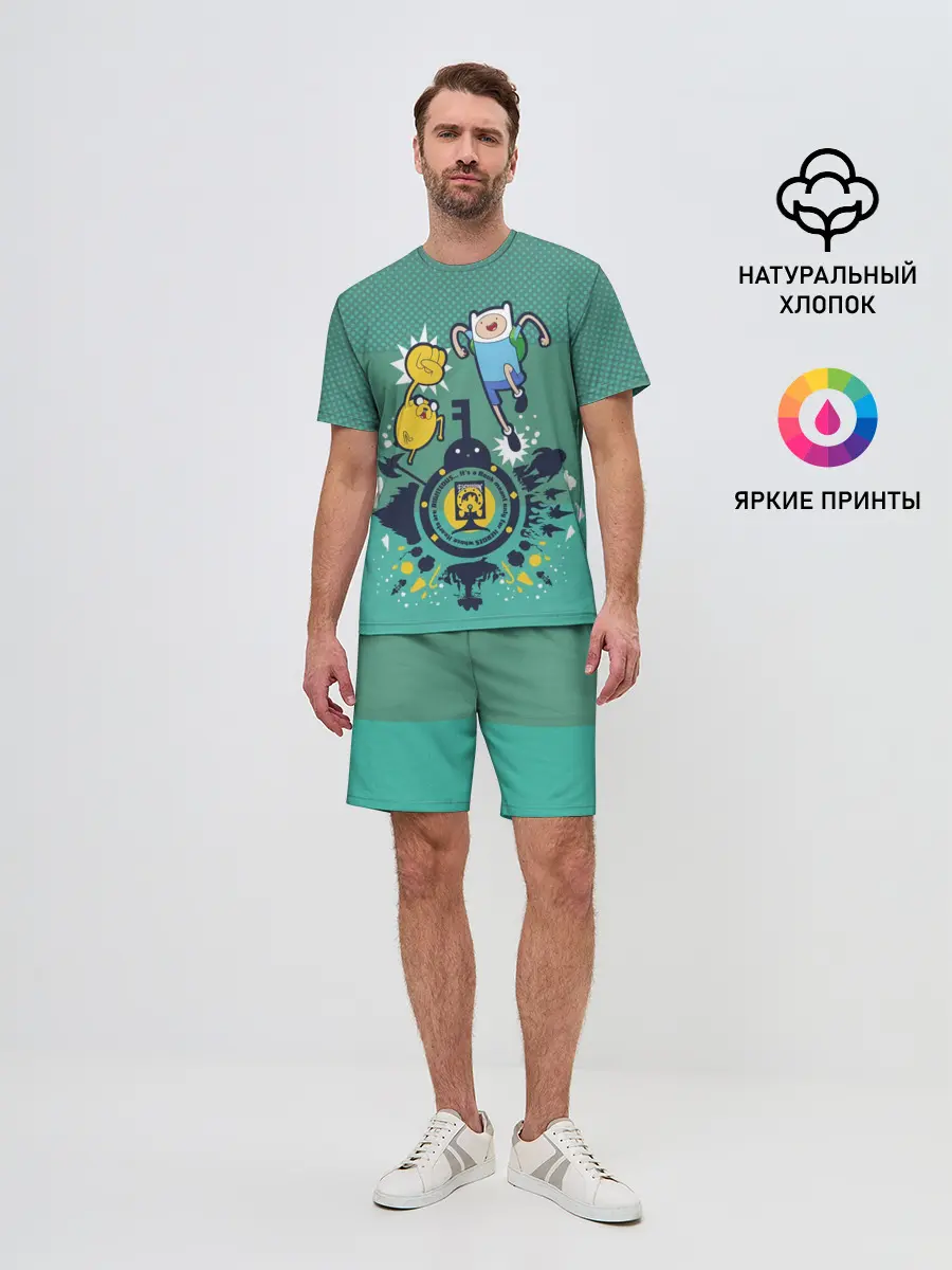 Мужской костюм с шортами / Финн и Джейк