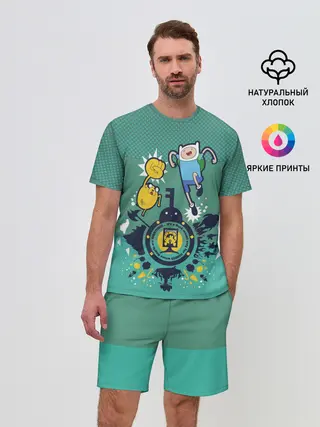 Мужской костюм с шортами / Финн и Джейк