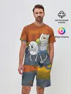 Мужской костюм с шортами / Финн и Джейк