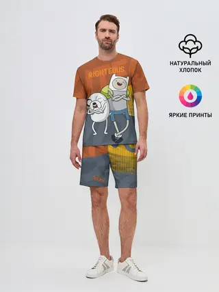 Мужской костюм с шортами / Финн и Джейк