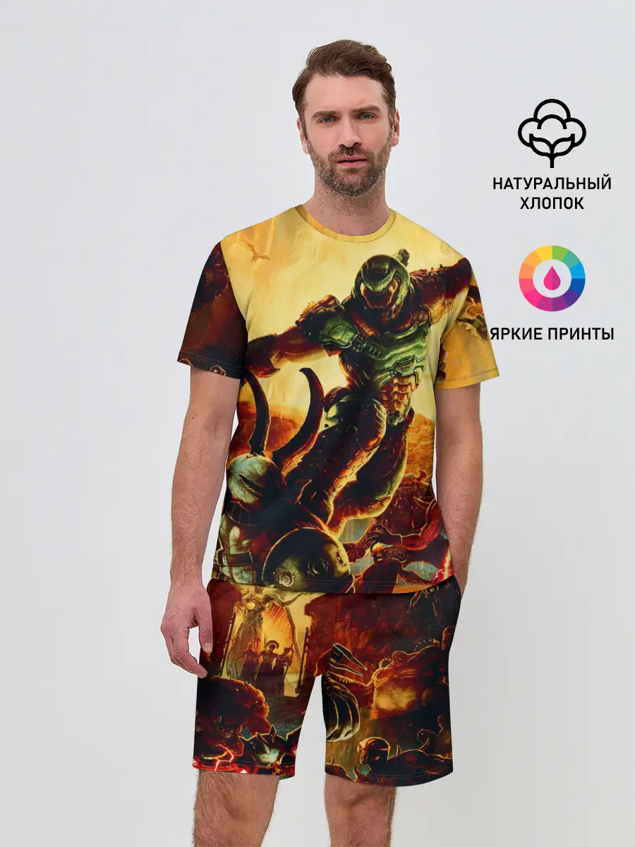 Мужской костюм с шортами / Doom Eternal