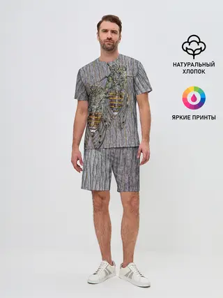 Мужской костюм с шортами / Цикады