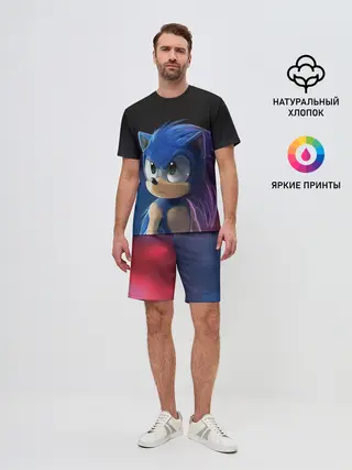 Мужской костюм с шортами / SONIC
