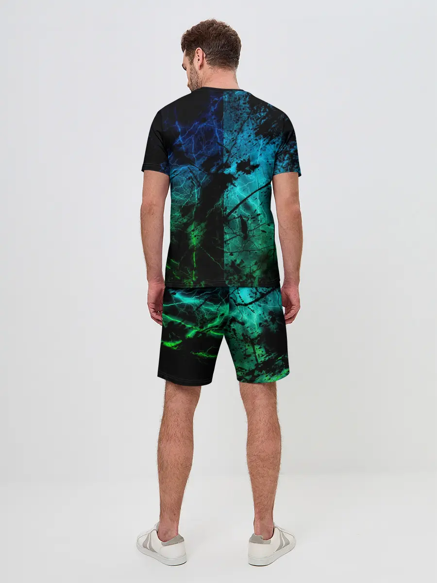 Мужской костюм с шортами / Minecraft / Майнкрафт