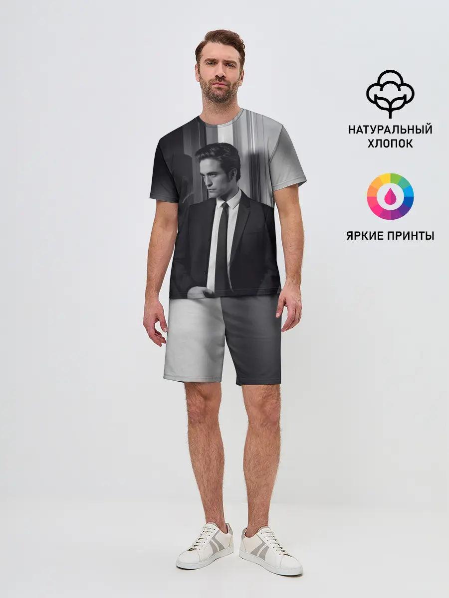 Мужской костюм с шортами / Роберт Паттинсон
