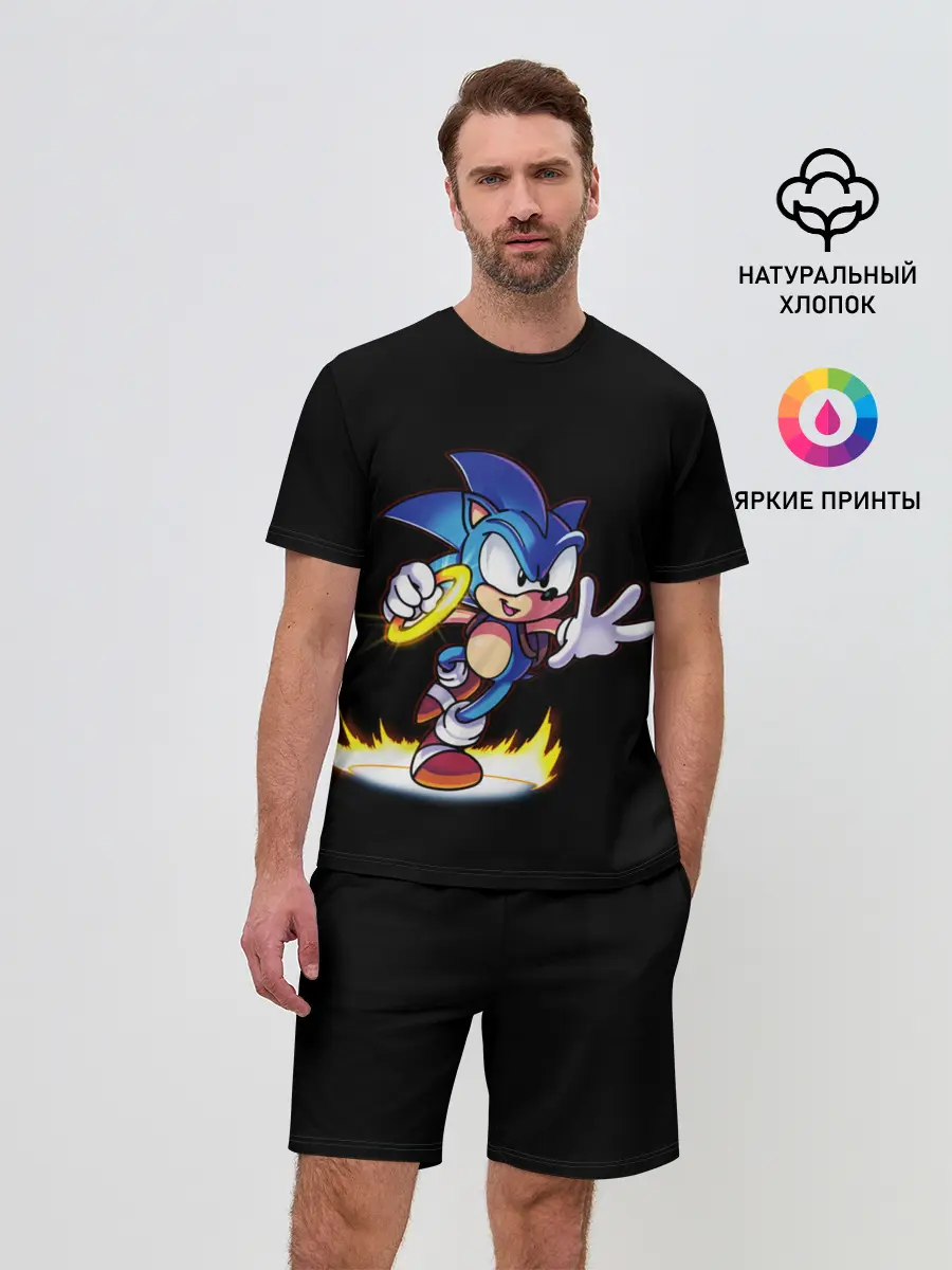 Мужской костюм с шортами / Sonic