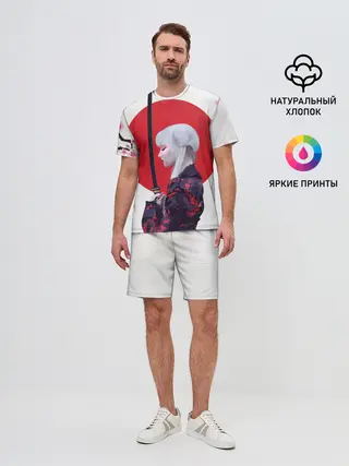 Мужской костюм с шортами / Самурай