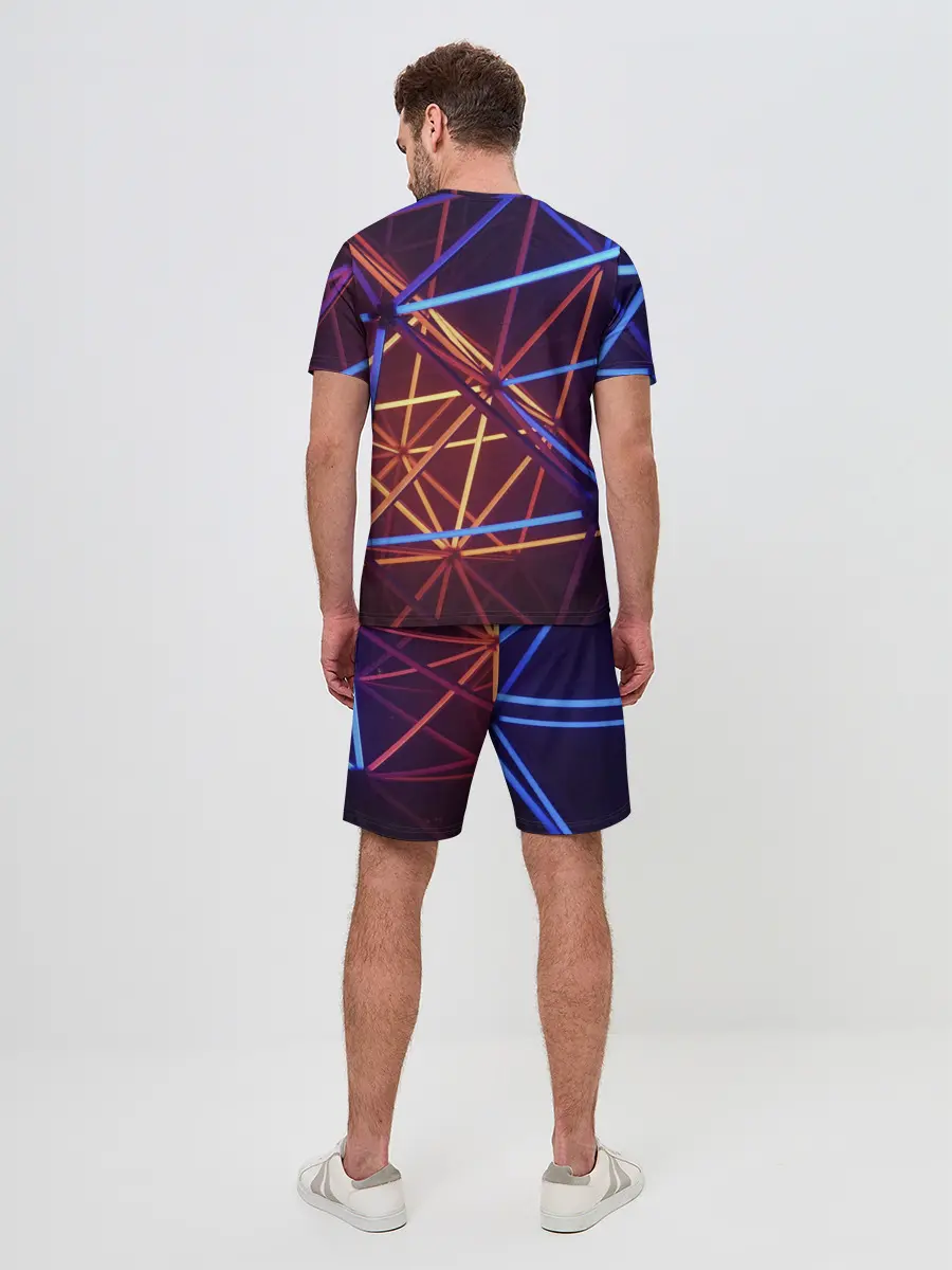 Мужской костюм с шортами / Линии