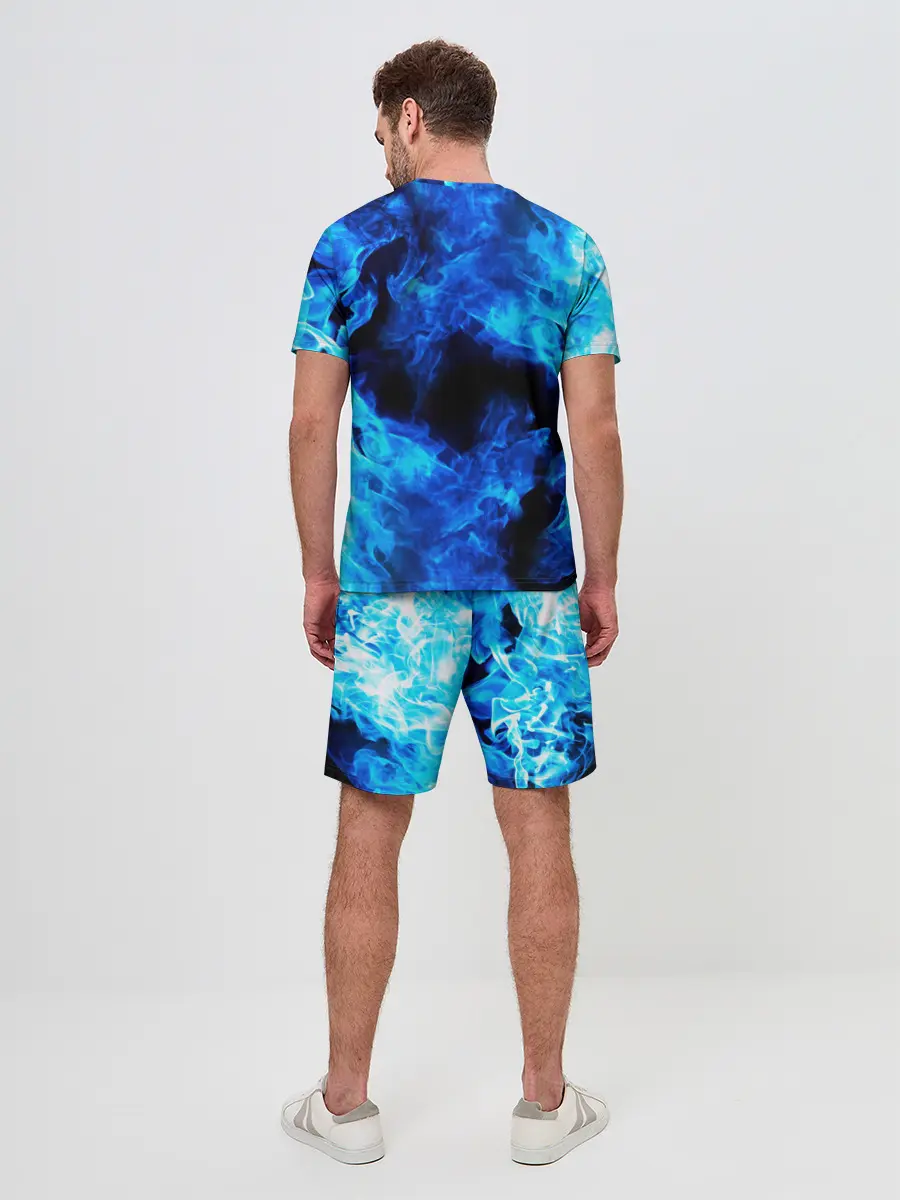 Мужской костюм с шортами / СИНИЙ ОГОНЬ | BLUE FIRE