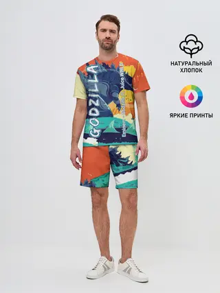 Мужской костюм с шортами / Eminem и Juice WRLD