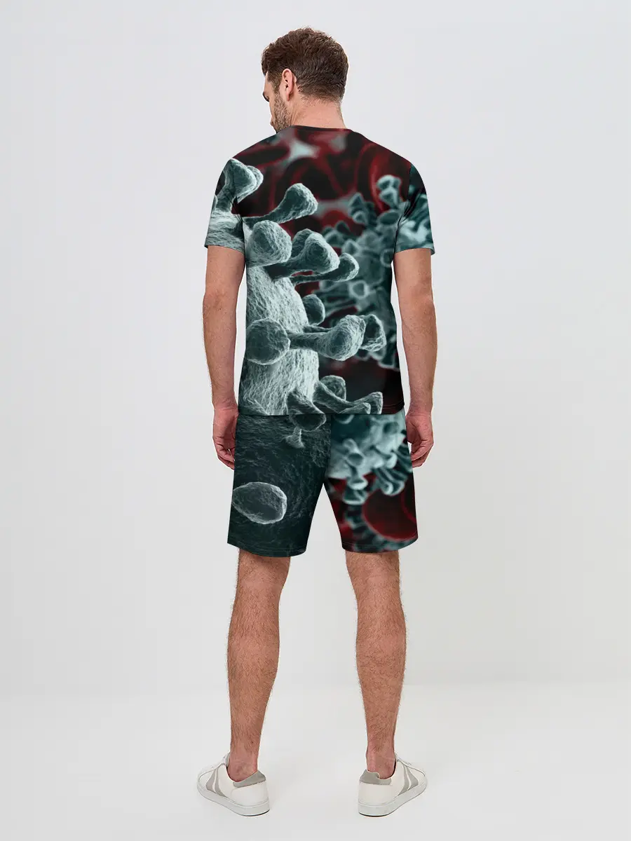 Мужской костюм с шортами / Коронавирус