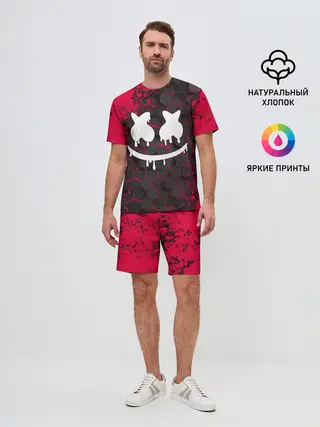 Мужской костюм с шортами / Marshmello