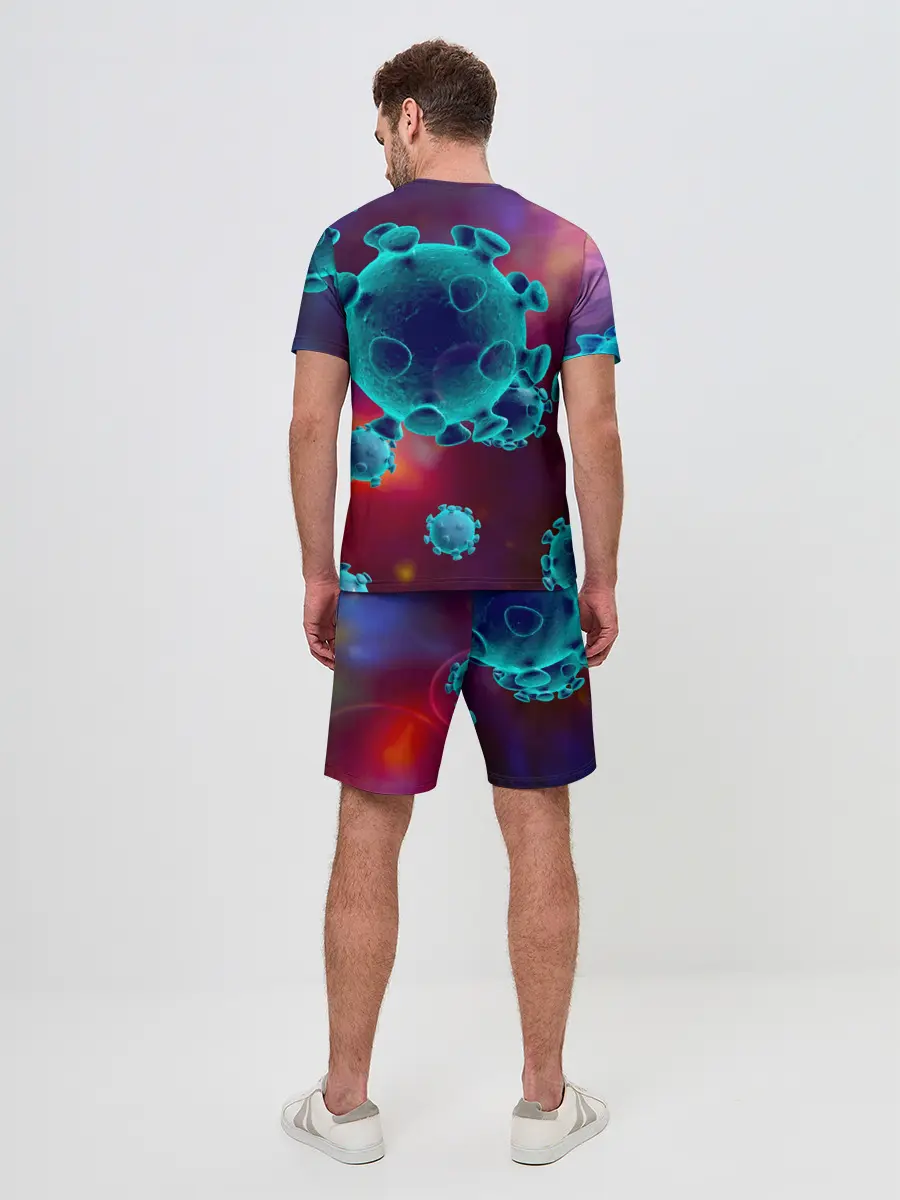 Мужской костюм с шортами / Коронавирус