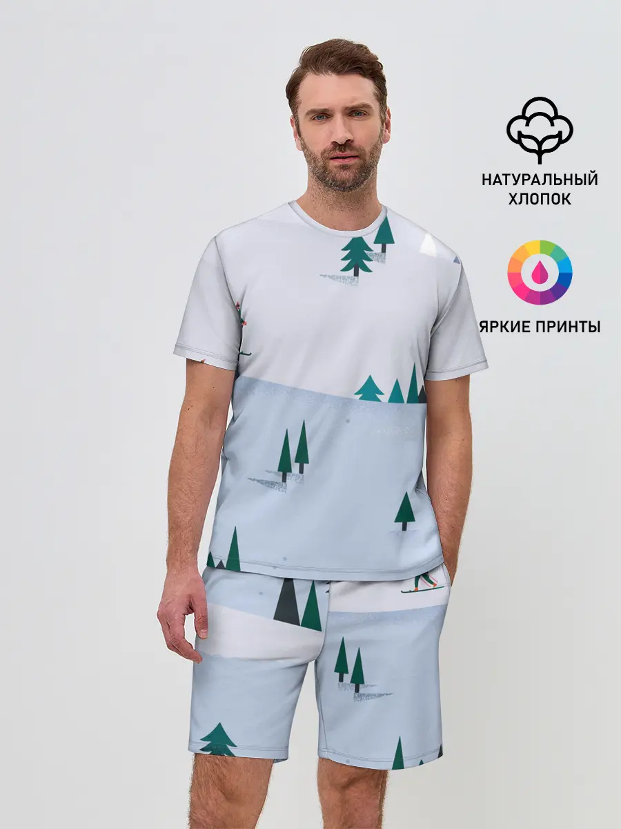 Мужской костюм с шортами / Snow 1