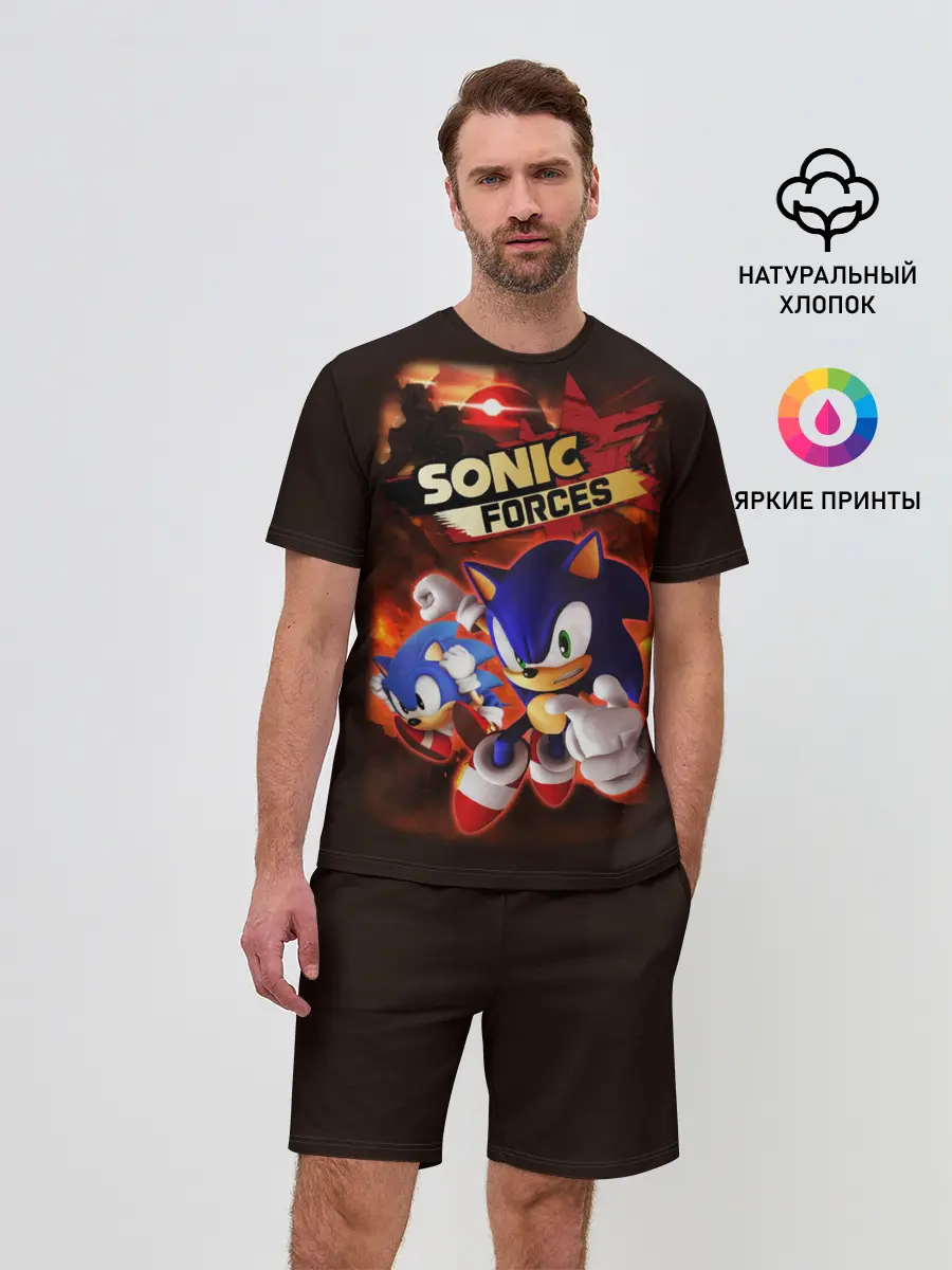 Мужской костюм с шортами / SONIC